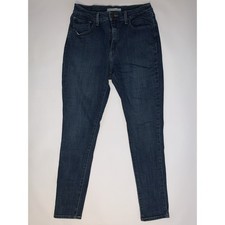 Levi's 721 High Rise Skinny Jeans Women's Size 32 W32 30" Inseam Dark Wash Denim