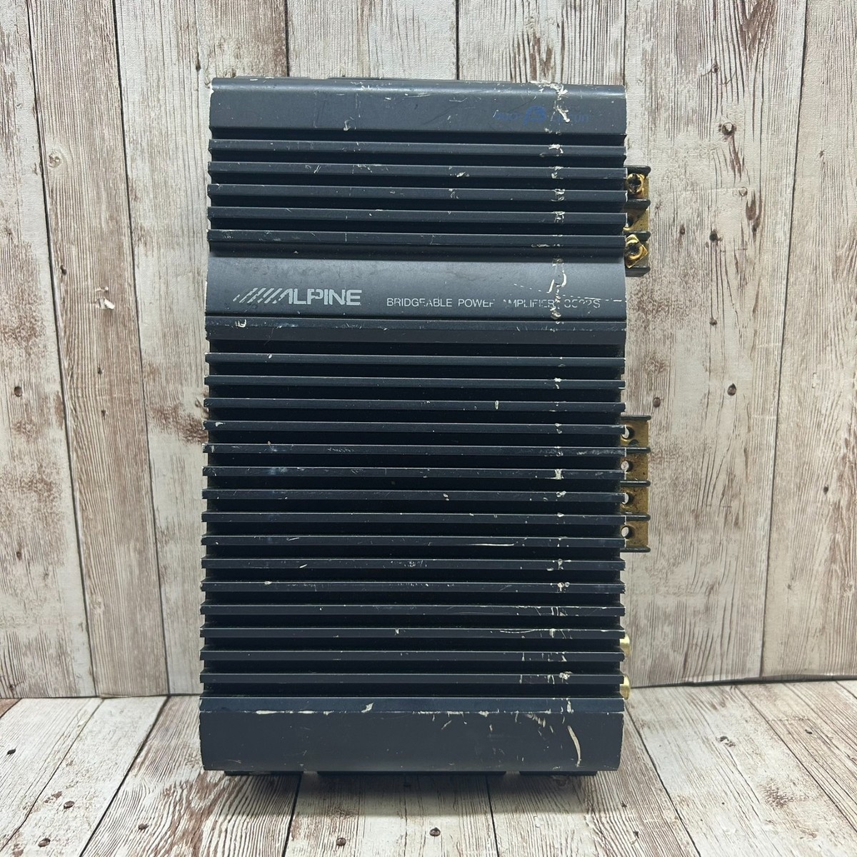 Vintage Alpine 3522 2 Channel Car Power Amplifier Old School Amp