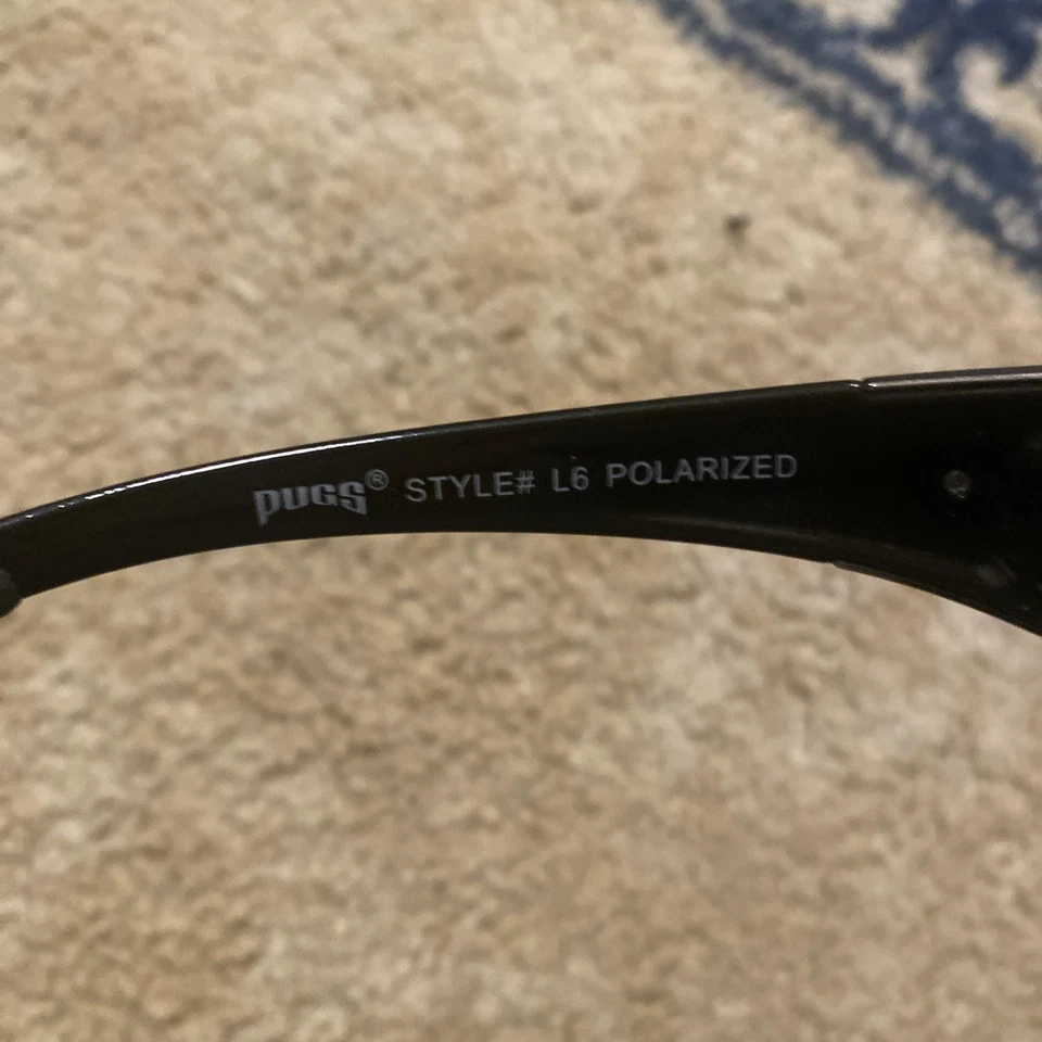 Pugs Sunglasses Plastic Frame UV400 Style #L6 Wrap - Imagem 3 de 4