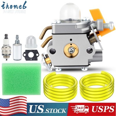 Carburetor For Ryobi BC30 RY30004 RY52001 RY30530 RY52502 Air Fuel Filter