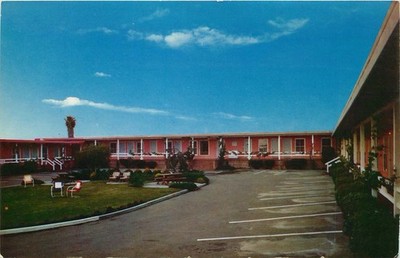 c1950s California Motel 1461 University Ave Berkeley   Vintage Postcard