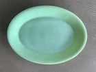 Vintage Fire-King Green Jadeite 9"x12" Oval Serving Plate Platter Oven Glass