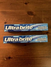 Ultra Brite Baking Soda & Peroxide Whitening Toothpaste, 6oz (170g) (Pack of 2)