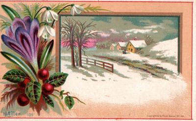 Antique Victorian Trade Card James Haring Teas & Coffee