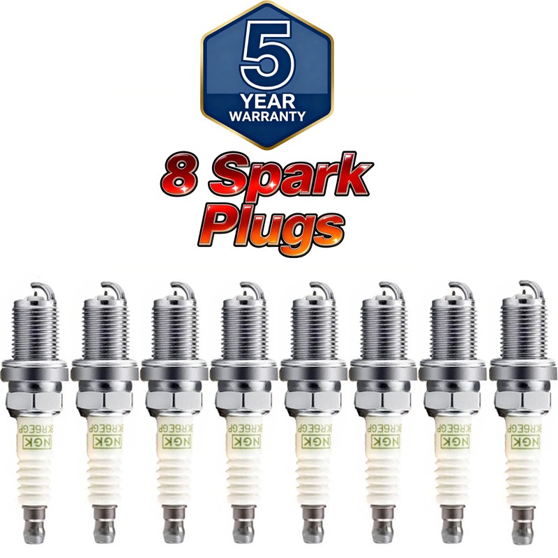 Set of 8 NGK 7092/BKR6EGP G-Power Nickel Performance Ignition Spark Plugs