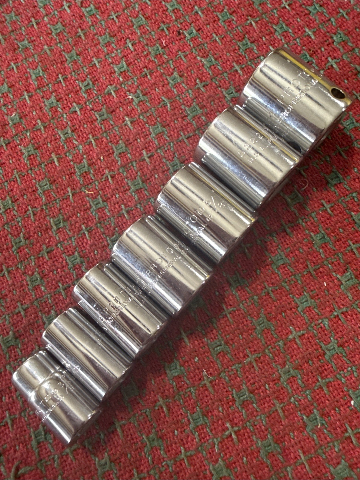 Proto 3/8 Drive Socket Set NOS USA