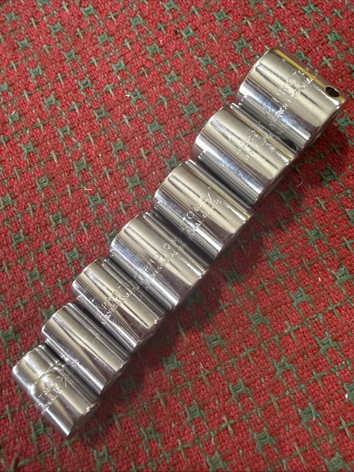 Vintage Proto Socket Set 3/8" Drive USA 🇺🇸 NOS