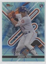 2022 Topps Finest Blue/Aqua Vapor Refractor 55/250 Jeremy Pena #9 o7m