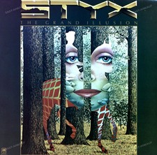 Styx - The Grand Illusion LP + Poster (VG+) '