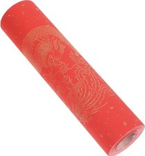 Xuan Paper Rolls 65Ft x 13 Inch Chinese Calligraphy Paper, Bright Red Dragon - 2