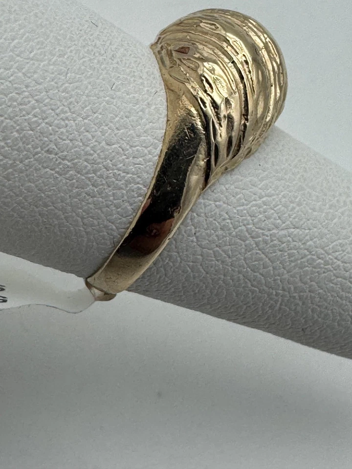 Vintage 14k Yellow Gold Bombe Ring - Image 3 of 4