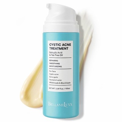 Cystic Acne Treatment for Face: Hormonal Acne Treatment Cream for Teens & Adults
