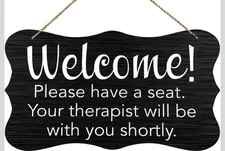 Wood Signs Decor, 12 " X 6"