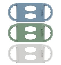 Dr.Brown 3pk Lightweight Silicone Baby Bottle Handles: Comfortable Grip for 4m