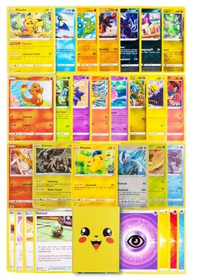 Pokemon Cards Gift Set 30 Pieces German Including Holo In Pikachu Box