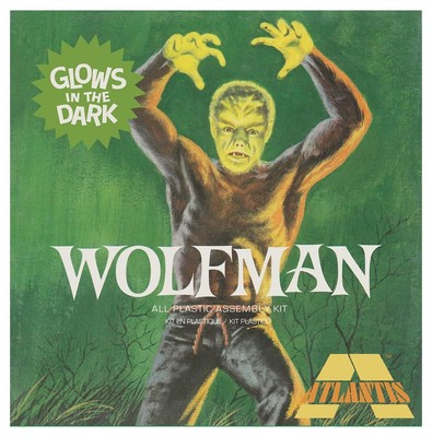Atlantis Models Lon Chaney Jr. The Wolfman Glow In The Dark Version Limited Edit