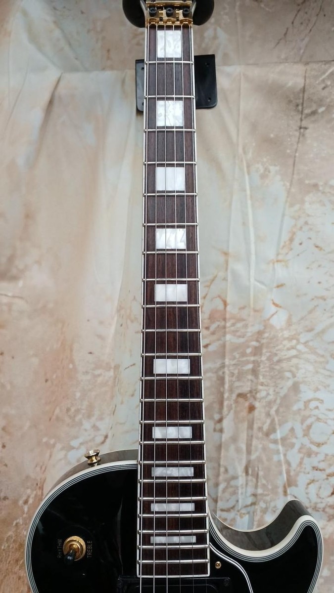 Burny RLC-85s サスティナー BURNY RLC-85S Sustainer Black LP Custom 1990s MIJ FTR-11 Tremolo
