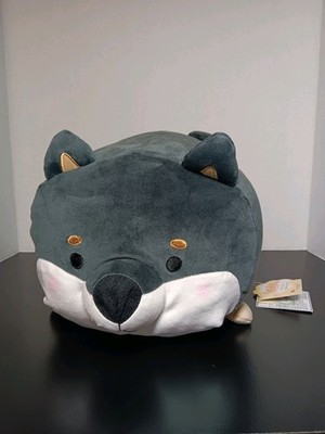 Friendshill Kuroyanagi Mochi Fluffy Plush Black Shiba Inu Dog