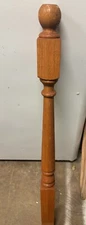 Oak Stair Newel Post 48" x 3" Stainable Stair Porch Baluster Column Crafter (B)