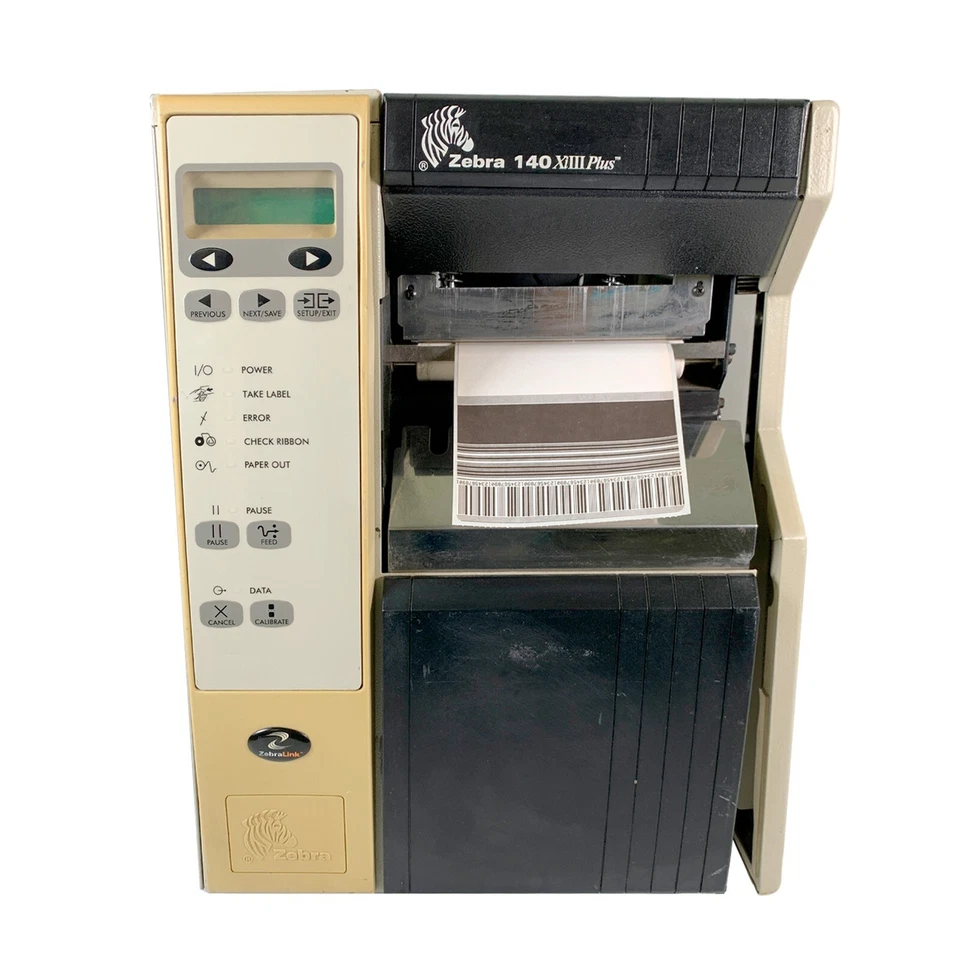 Zebra 140XiIII Plus Thermal Transfer Label Printer USB LAN Serial 140-741-00000 - Image 2 of 4