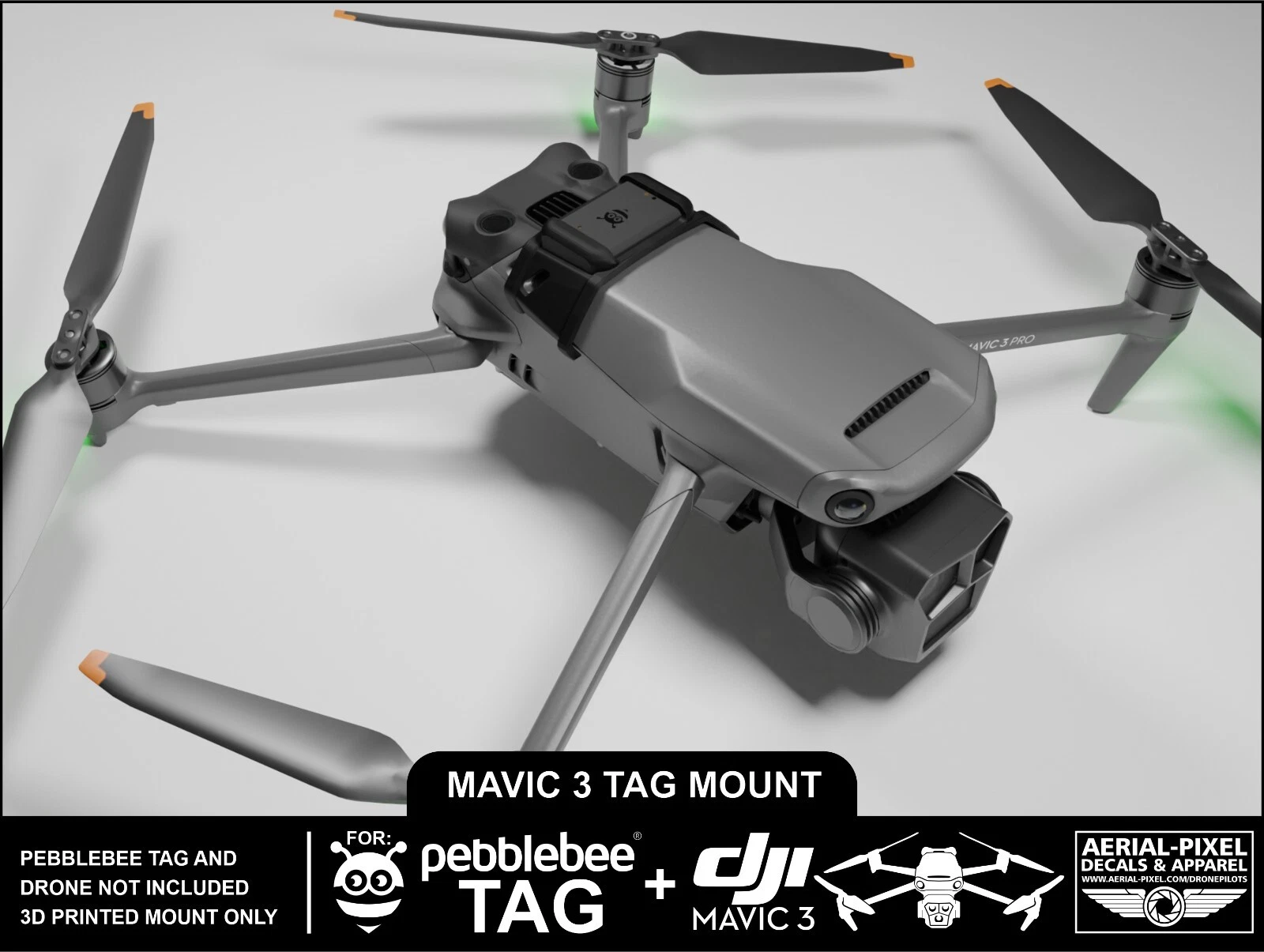 DJI Mavic 3 Pebblebee Tag Mount