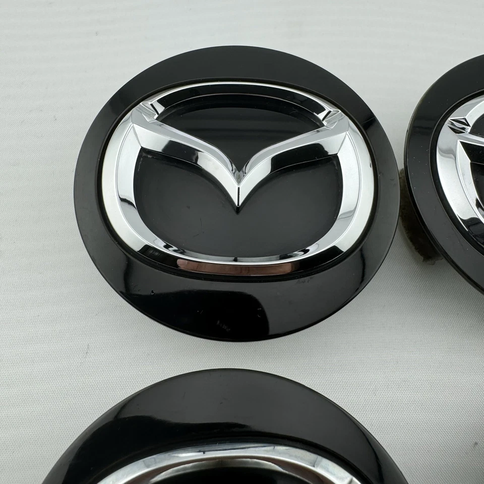 Центральные колпаки колес Mazda CX-3 CX-5 CX-9 3 6 MX-5 Miata BBM2 37 190 черные 2010-23 - Изображение 4 из 4