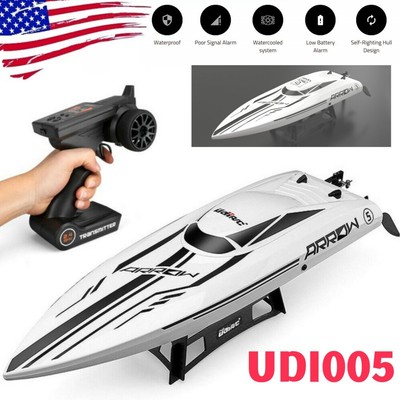 UDI005 Brushless RC Racing Boat 2.4Ghz Remote Control RC Ideal Toy Gifts Kids US
