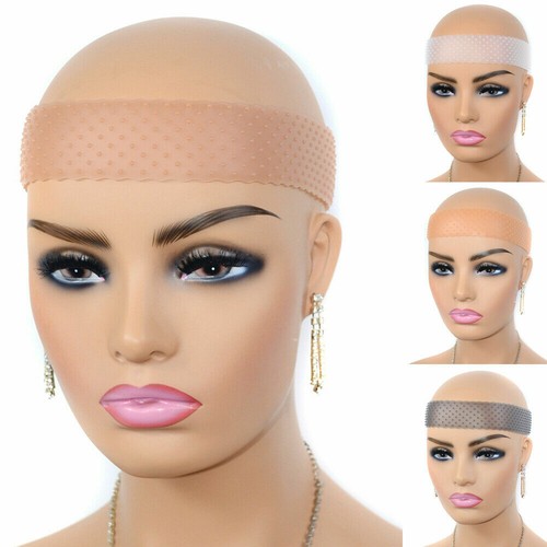Headband Supplies Non-Slip Fix Elastic Hair Silicone grip wig Band Adjustable . - Picture 6 of 10