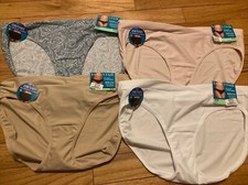 NEW Vanity Fair 4 Pairs Beyond Comfort Bikini Panties 8 XL Mixed Lot 18291