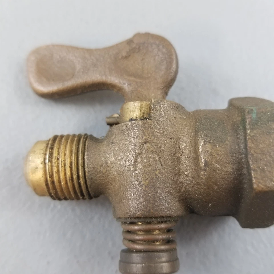 VÁLVULA DE DRENAJE/VALVA DE LATÓN VINTAGE BENTLEY PACKARD CADILLAC BUICK AÑOS 20 30 Foto 3 de 4