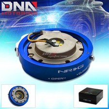 Nrg Thinslim Version Steering Wheel Quick Release Blue Hub Kit Adapter 6-hole
