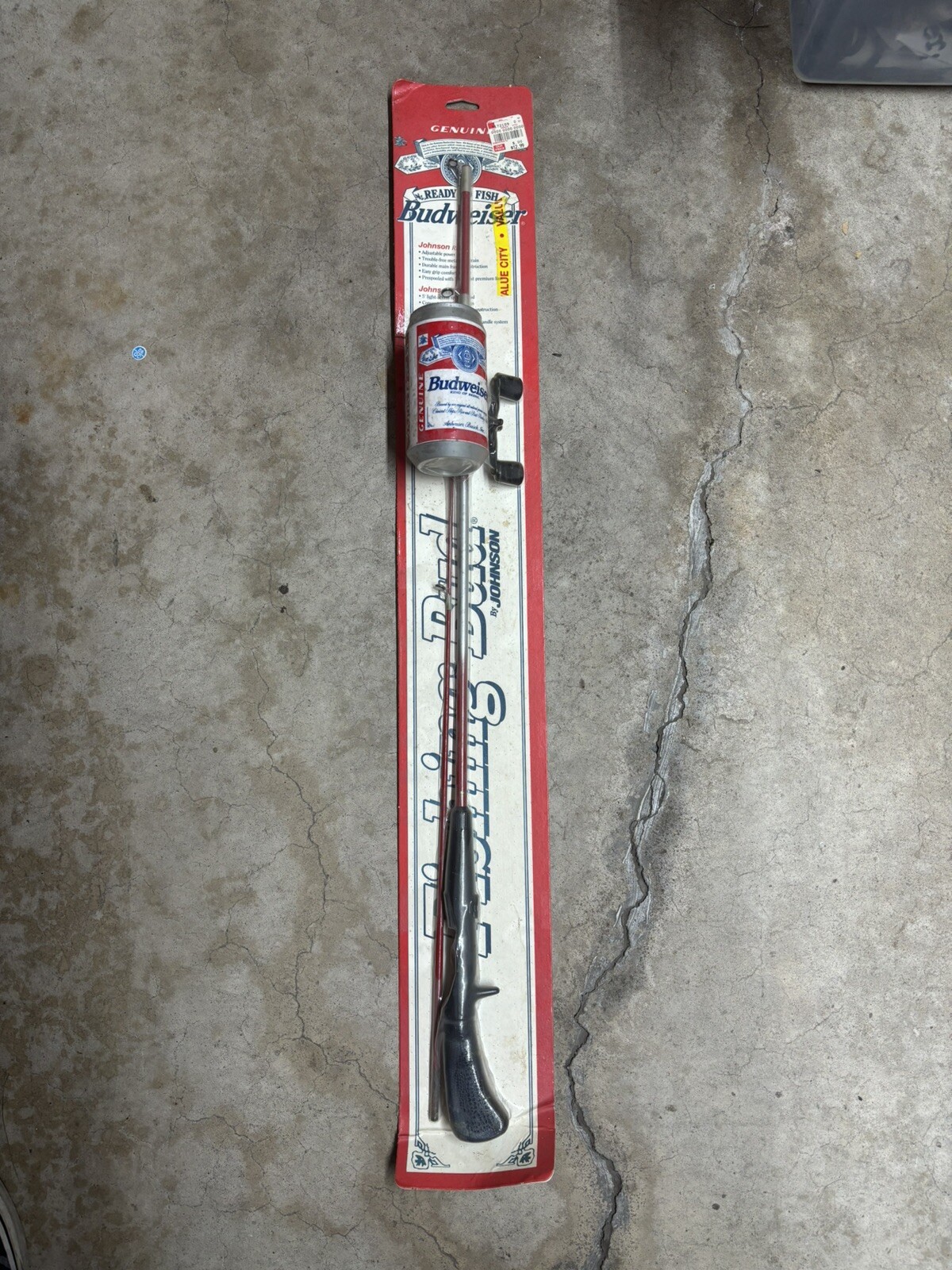 1995 Budweiser Fishing Pole Johnson Fishing Bud Budweiser Rod & Reel