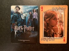 single / swap playing cards HARRY POTTER Goblet of Fire QUEEN OF DIAMONDS