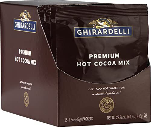Premium Hot Cocoa Envelopes, Rich chocolate, 22.7 Ounce (Pack of 15) - Picture 1 of 6