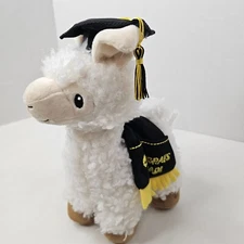 American Greetings Congrats Grad Llama Plush White Stuffed Animal Toy