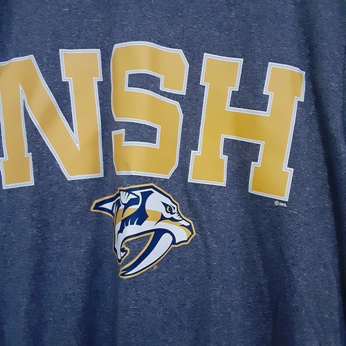 NSH Nashville Predators NHL Hockey Gray Adult Size Small NWT - Picture 2 of 2