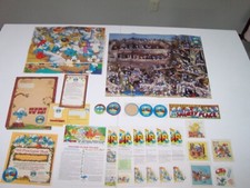 The Smurfs Official Member Smurf Fan Fun Club Lot Memorabilia Poster Stickers