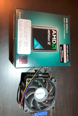 Retail AMD Athlon II X4 630 2.8GHz Processor / heatsink - Fry's Electronics Box