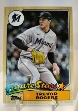 TREVOR ROGERS ROOKIE 2022 Topps Series 1 1987 Box Topper Oversized Future Stars