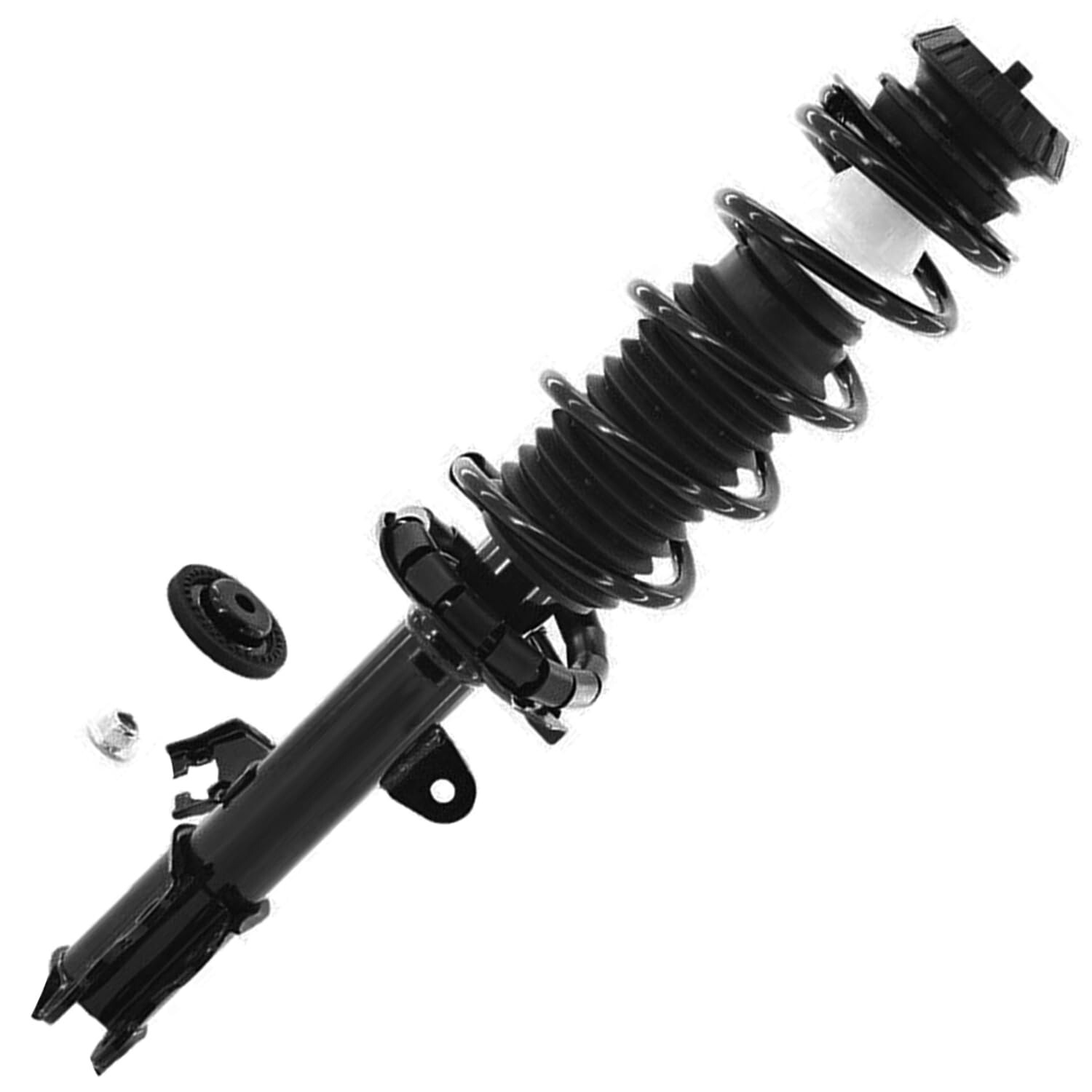 Front Left Right Struts w/ Coil Spring Sway Bar Ends Kit for Nissan Versa Note 5