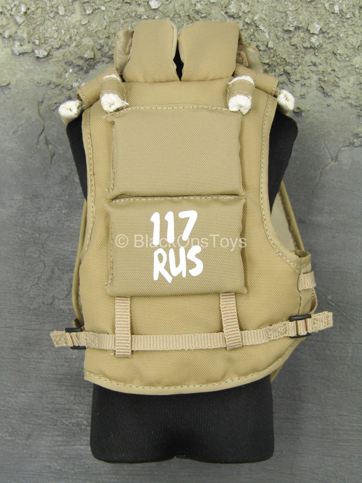 1/6 Scale Toy Slavic Warrior - Tan Plate Carrier Vest