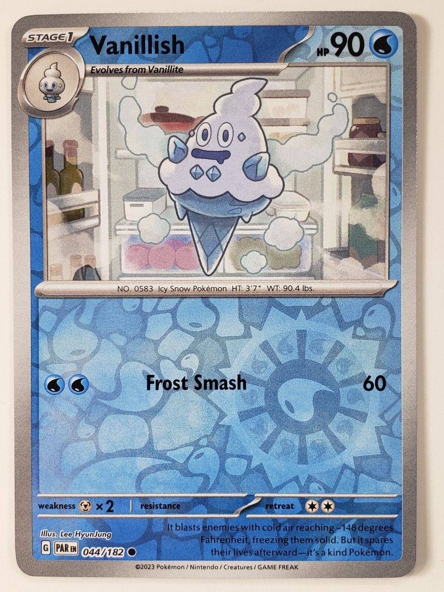 REVERSE HOLO Vanillish 044/182 NM / M - Paradox Rift Scarlet