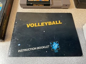 TESTED! Volleyball Black Box, 5 Screw, CIB! Hangtab Original  (NES Nintendo)