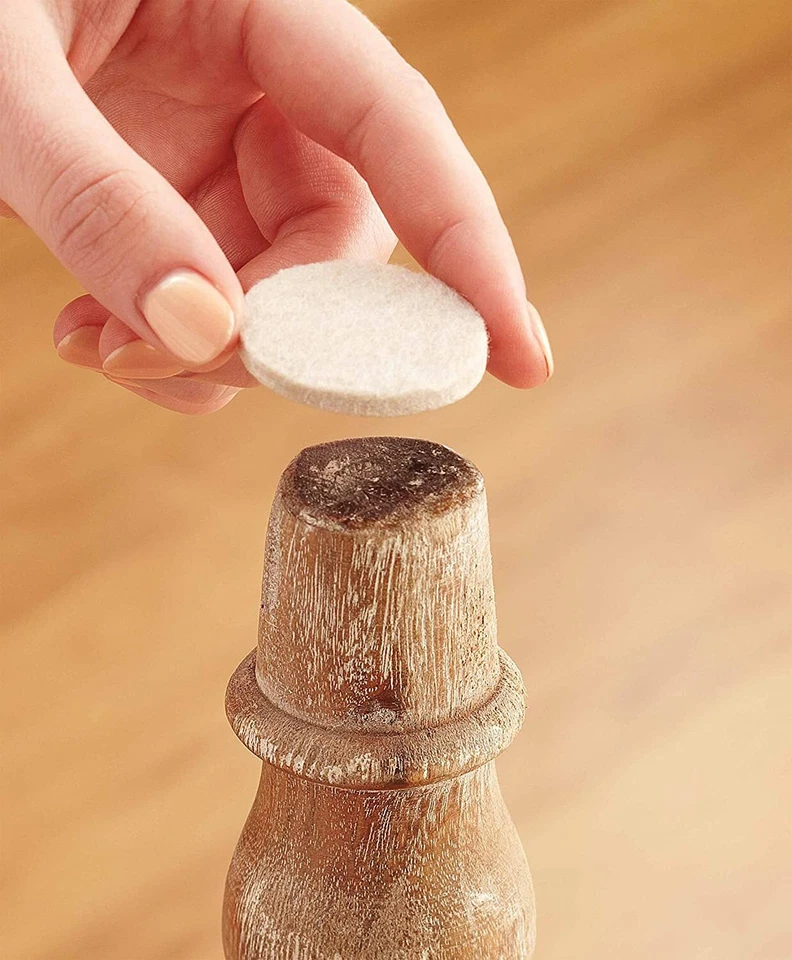 Scotch Felt Pads Round 3 inch Diameter 4 pcs Beige Fastening Surface Protection - Image 4 of 4