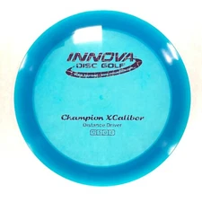 DISC GOLF INNOVA CHAMPION XCALIBER OVERSTABLE DISTANCE DRIVER 173-5g BLUE PURPLE