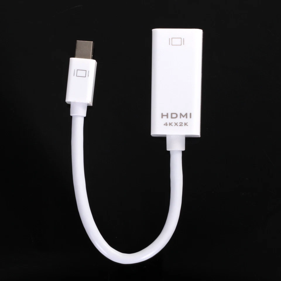 Mini DP DisplayPort Thunderbolt - HDMI Adapter Cable 4K*2K HD F Mackbook Pro Air - Image 3 of 3