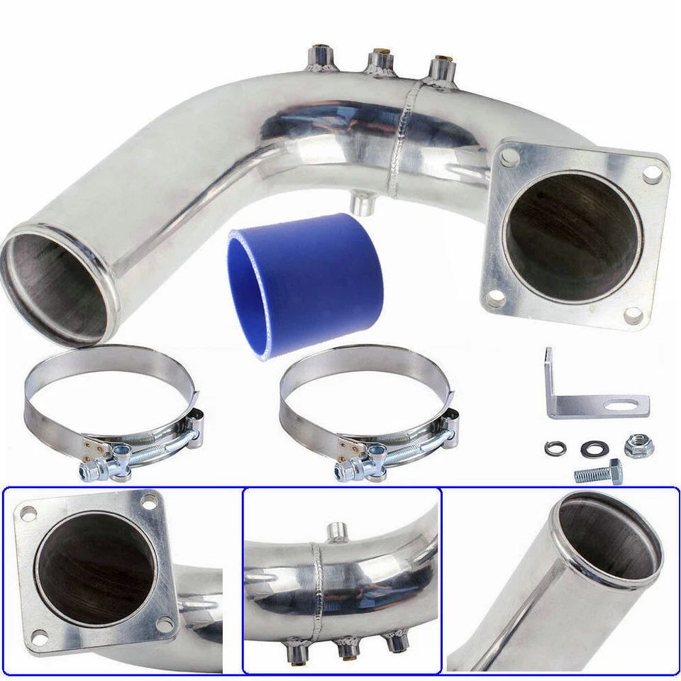 Kit de tubo de codo de admisión de aire de 3" para 03-07 Dodge Ram 2500 3500 5,9 L Cummins diésel Foto 3 de 4