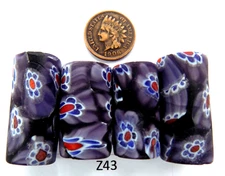 4  Mosaic Hand Lamp Made African Trade Beads Z43   Bin Y   READ MORE INFO