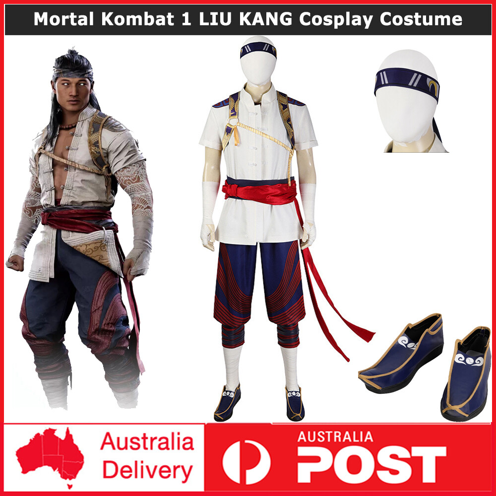 Costume Cosplay LIU KANG - Mortal Kombat 1 - Taille Unique - Fait Main - Neuf Sans étiquettes