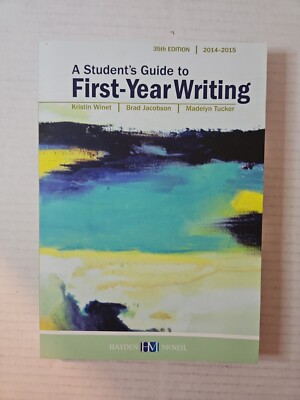 A Students Guide to First Year Writing 2014-2015 - PB